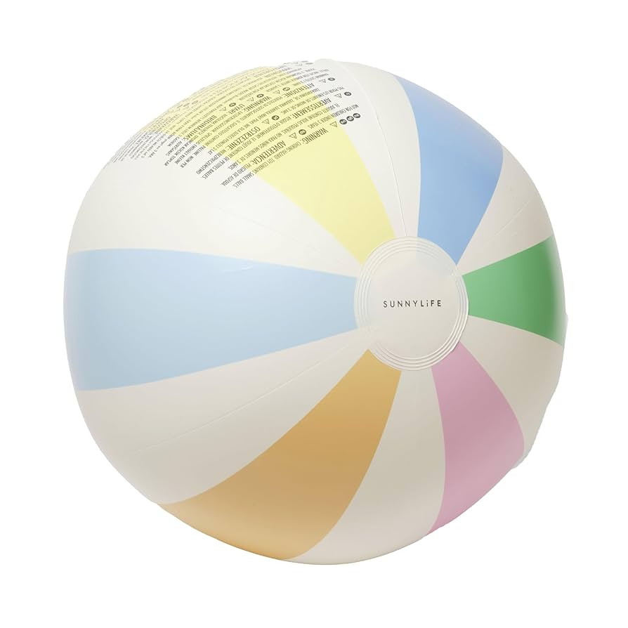 Inflatable Beach Ball | Pool Side Pastel Gelato | Amazon (US)