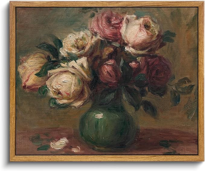 InSimSea Framed Flower Wall Art Home Decor, Framed Vintage Botanical Prints, Rustic Farmhouse Wal... | Amazon (US)