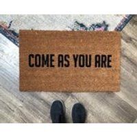 Come As You Are Doormat / Rude Doormat / Funny Doormat / Front Door Mat / Custom Doormat / Monogram Doormat / Personalized Doormat / Cute | Etsy (US)