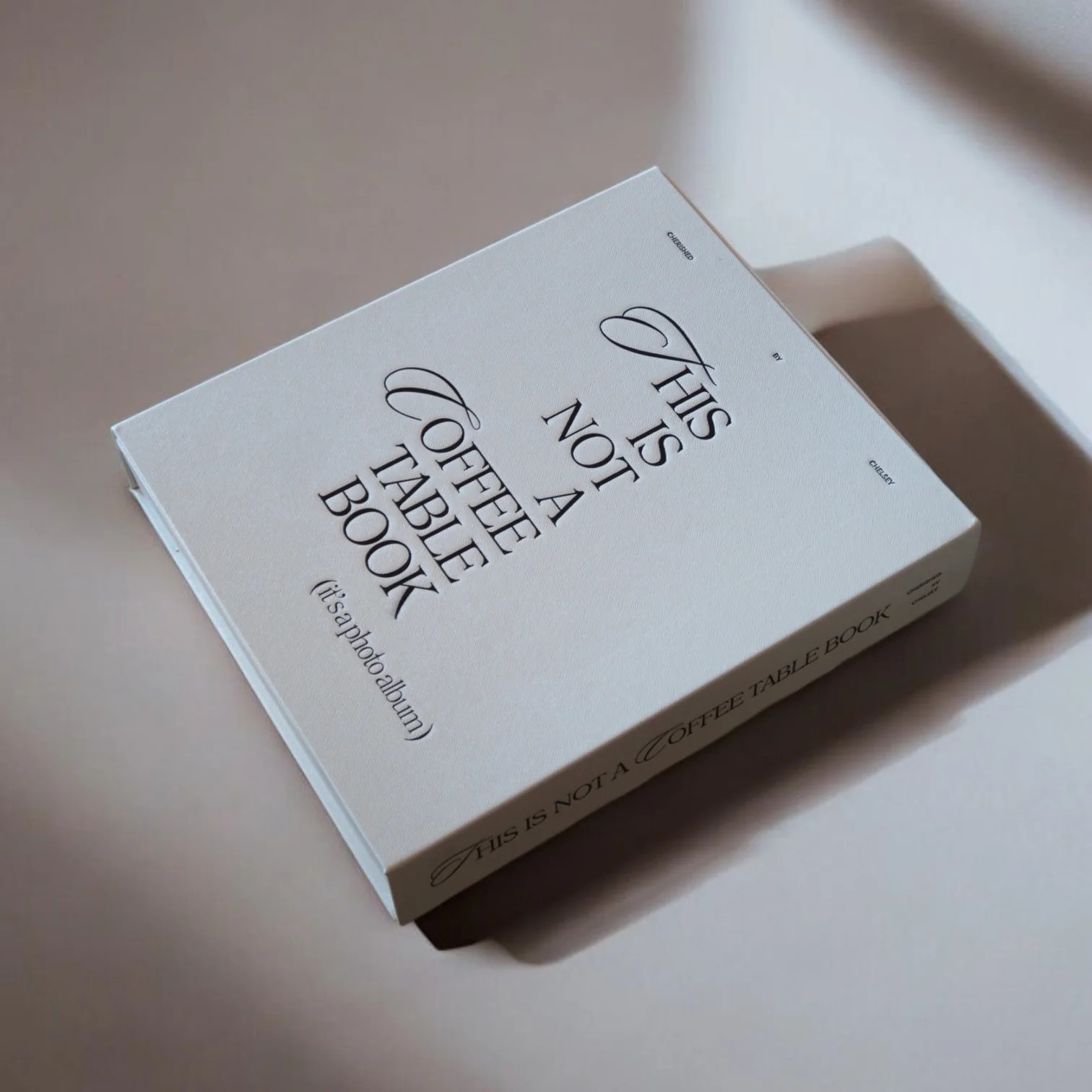 "This is Not a Coffee Table Book" Photo Album | Curio Blvd
