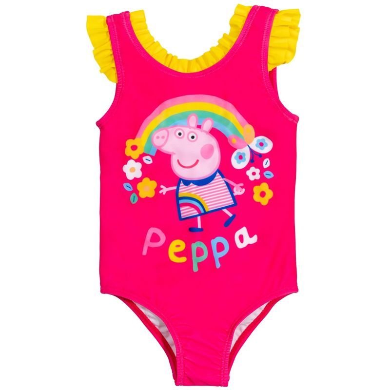 Peppa Pig Girls One Piece Bathing Suit Toddler | Target