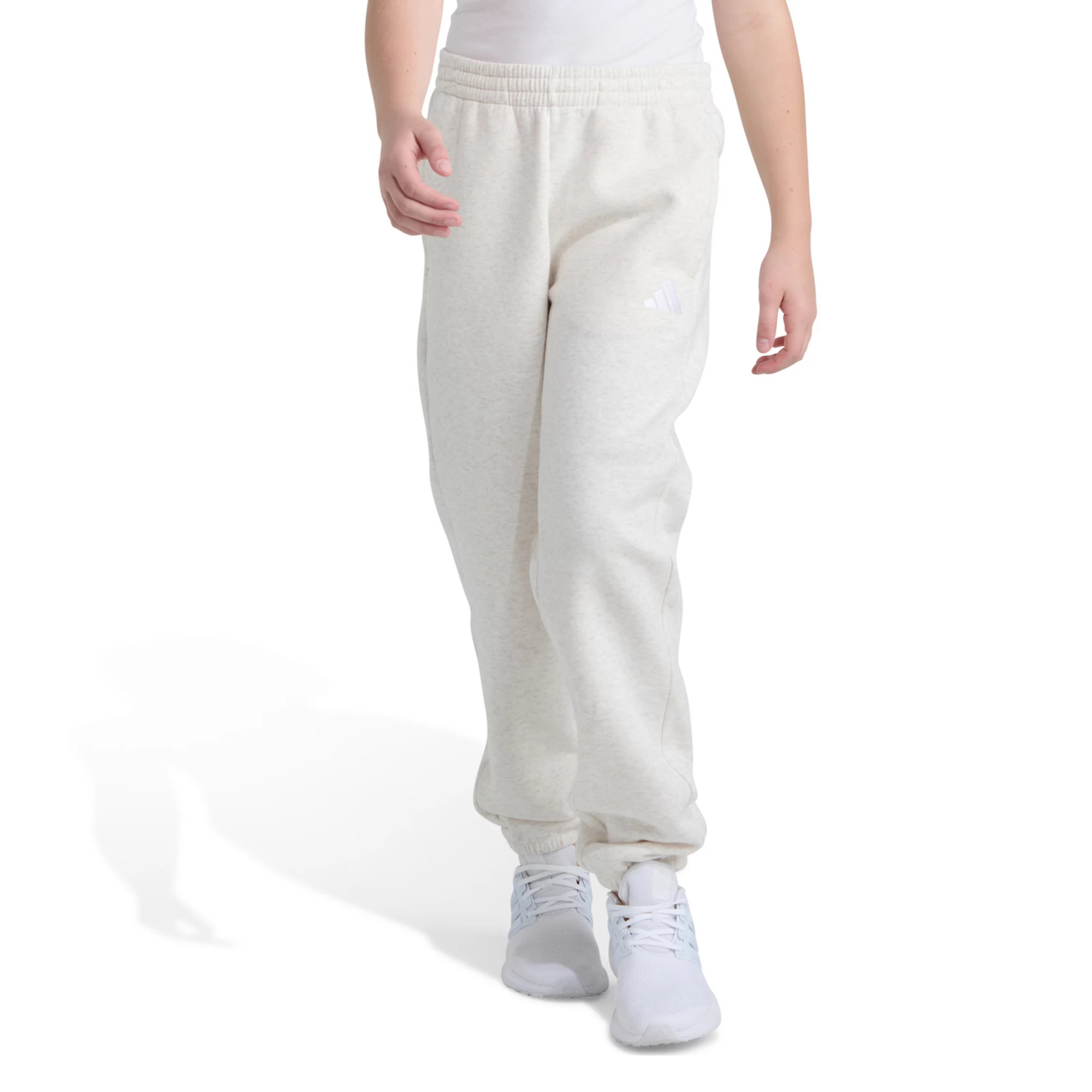 Girls 7-16 adidas Elastic Waistband Minimal Logo Loose Fleece Joggers | Kohl's