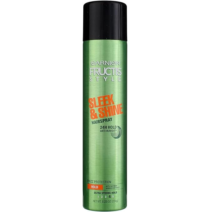 Garnier Fructis Style Sleek and Shine Anti-Humidity Hairspray, Ultra Strong Hold, Frizz Protectio... | Amazon (US)