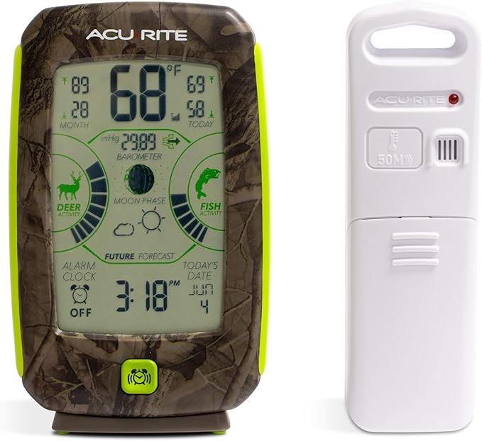 AcuRite Sportsman’s Weather Station with Hunting and Fishing Activity Meter (00249) | Amazon (US)