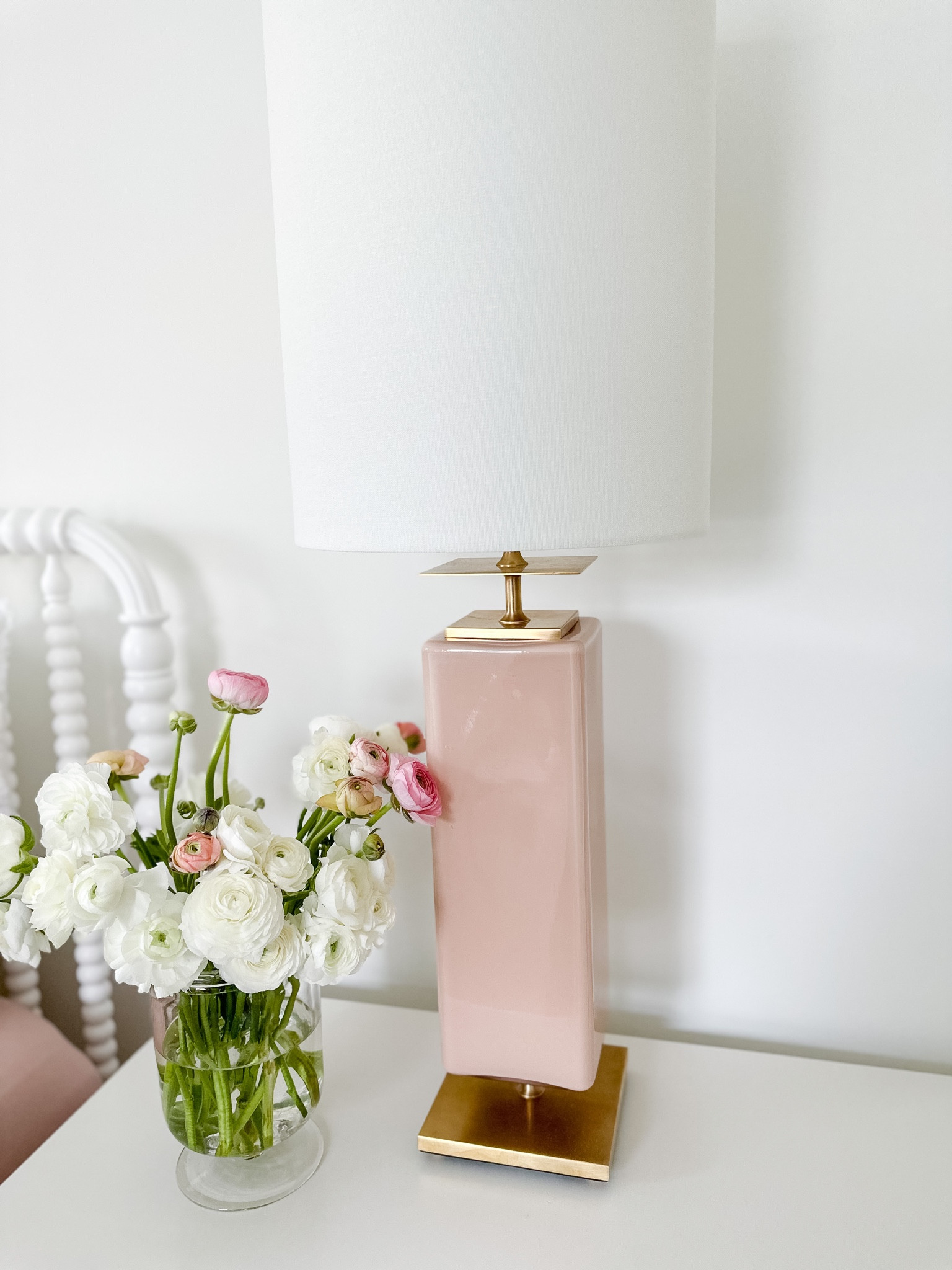 Shop our girls room blush table lamp from the kate spade collection at Circa lighting. This tall lamp is a show stopper and adds height and interest to our daughters small bedroom 

#LTKstyletip #LTKfamily #LTKhome