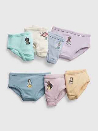 babyGap &#x26;#124 Disney 100% Organic Princess Underwear (7-Pack) | Gap (US)