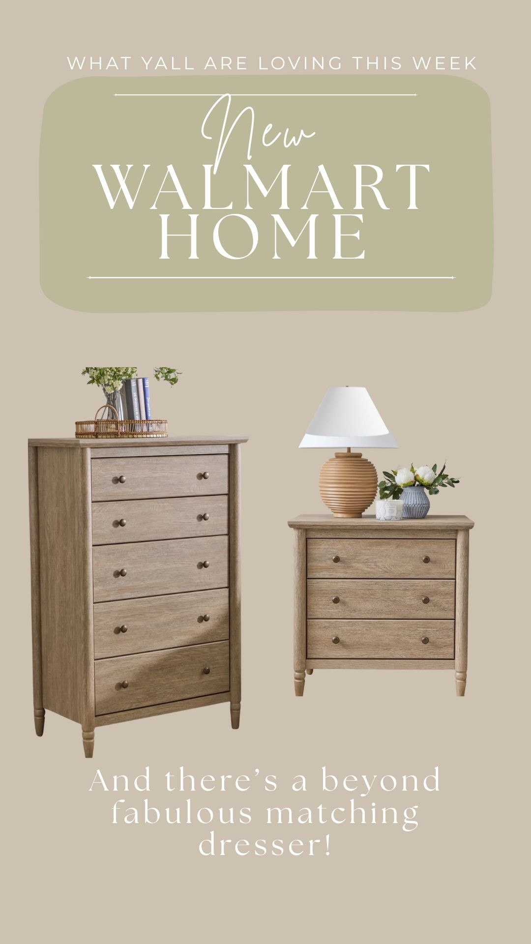 BACK IN STOCK! My most requested and asked about furniture item is back! These Monroe nightstands changed our entire bedroom. The lighter wood tones and overall size are the biggest selling points — PLUS, there’s a behind fabulous chest of drawers to match. Run do NOT WALK • • Walmart home, my Texas house, spring refresh, dining room tables, buffet tables, counter stools, wicker ratton chairs, upholstered dining chairs, area rugs, neutral home decor, living room furniture, faux florals, bedroom sets nightstands, wooden drawers, accent tables

#LTKHome