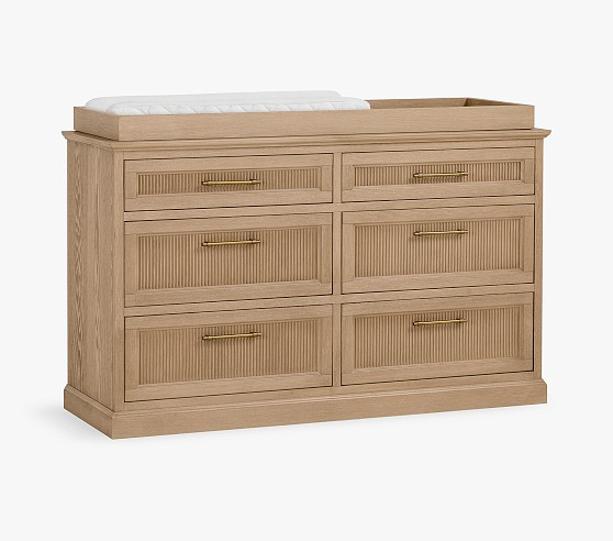 Blake 6-Drawer Dresser & Topper Set (56w x 19"d) | Pottery Barn Kids