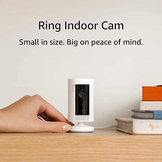 Ring Indoor Cam, Compact Plug-In HD security camera with two-way talk, Works with Alexa - White | Amazon (US)