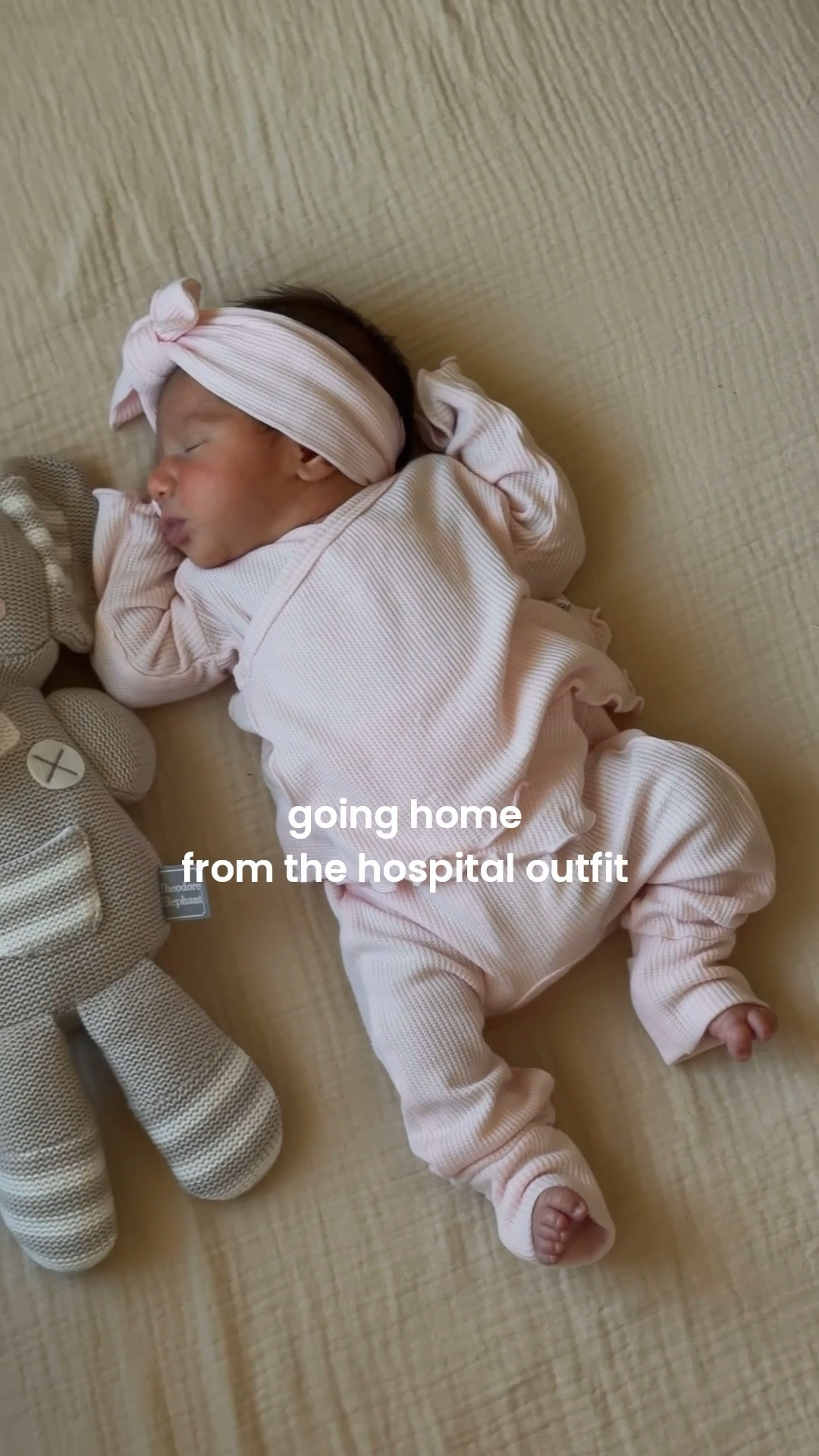 Ended up getting my second daughter the same set in a different color 🫶🏼 wearing the cutest two-piece newborn set with the matching bow headband 🎀 on sale CODE  BUNNY  for 20% off
Color PEARL PINK . Size 0-3 months. since the material is stretchy, my first born wore this set up to 6 months. Loved that you can make it footed or footless as they grow and depending on the weather  

Muslin crib sheet - color FOG 
Crib - walnut 

Newborn outfit 
Going home from hospital outfit 
Baby outfit 
Baby shower gift ideas 
Baby girl headband 
Infant apparel 
Baby bow headband 
Newborn accessories 
Bump 
Maternity 
Walnut Crib 
Baby mattress 
Crib mattress 
Crib sheet 
Personalized baby outfit 
Personalized newborn outfit 

#LTKBump #LTKBaby #LTKSaleAlert