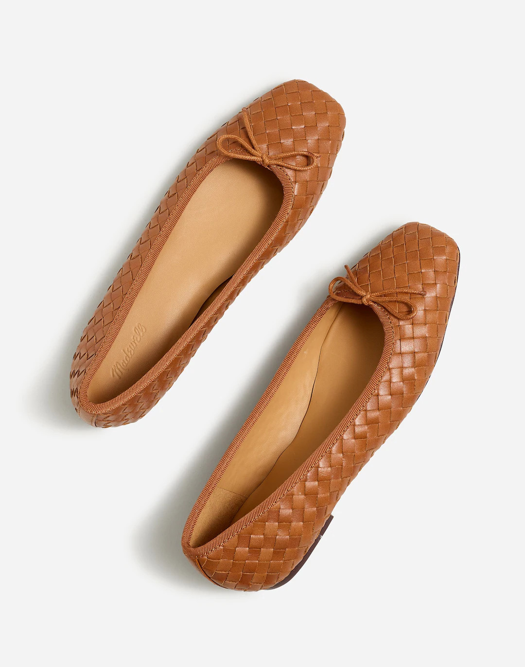 The Anelise Ballet Flat in Woven Leather | Madewell