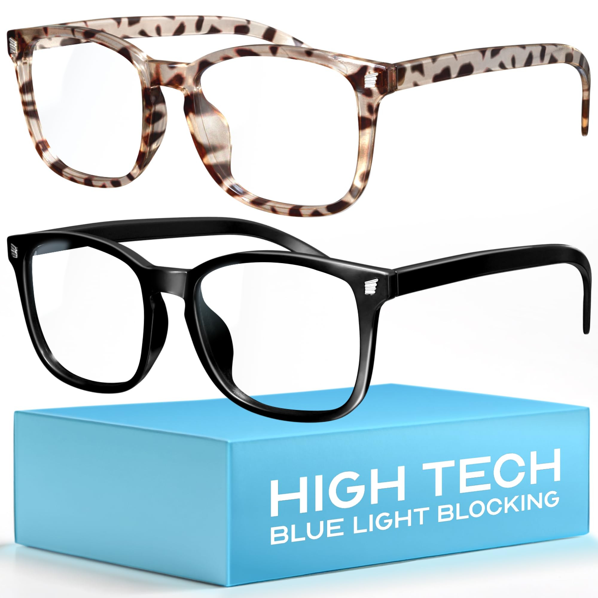 livho High Tech Blue Light Glasses - Advanced Blue Light Blocking Computer Glasses - Screen Fatig... | Amazon (US)