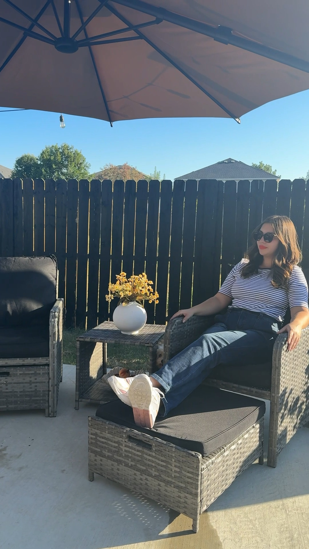 
✨ UDPATIO Balcony Set ✨
I upgraded my balcony with this beautiful 5-piece patio set — chairs with hidden ottomans, a side table, and cozy blue cushions that bring everything together 💙
Perfect for relaxing, sipping a coffee, or enjoying the sunset 🌤️✨

Link in bio or comment SHOP and I’ll send the link to your DM 💬🤍

"Search BODQD1VTJ3 on Amazon Follow @udpatioofficial for more patio inspiration
and participate in a giveaway every month!"

#UDPATIO #PatioFurniture #BalconyVibes #OutdoorLiving #HomeStyle #udpatio

#LTKCyberWeek #LTKGiftGuide #LTKdayinmylife