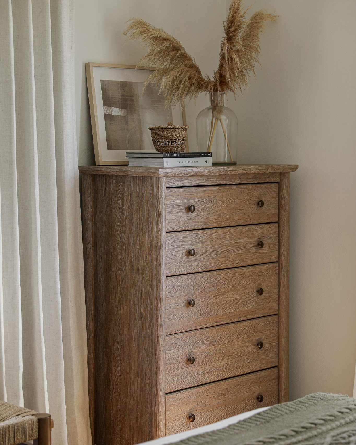 Pottery Barn dresser dupe! 

Since swapping all our bedrooms around, I was on the hunt for a new tall dresser that would fit in this open corner of my bedroom. I found one in the most unlikely of places with beautiful wood grain & the perfect light oak driftwood color, and it looks very similar to the Pottery Barn Sausalito dresser... but $1600 less! Too good to be true?

I hit the order button and crossed my fingers that it would look just as good as it does online and not be a flimsy piece of junk...

And I'm BEYOND pleased to report back that it's sturdy, well-built, the exact color/texture I was hoping for, and just $276!

#LTKStyleTip #LTKHome