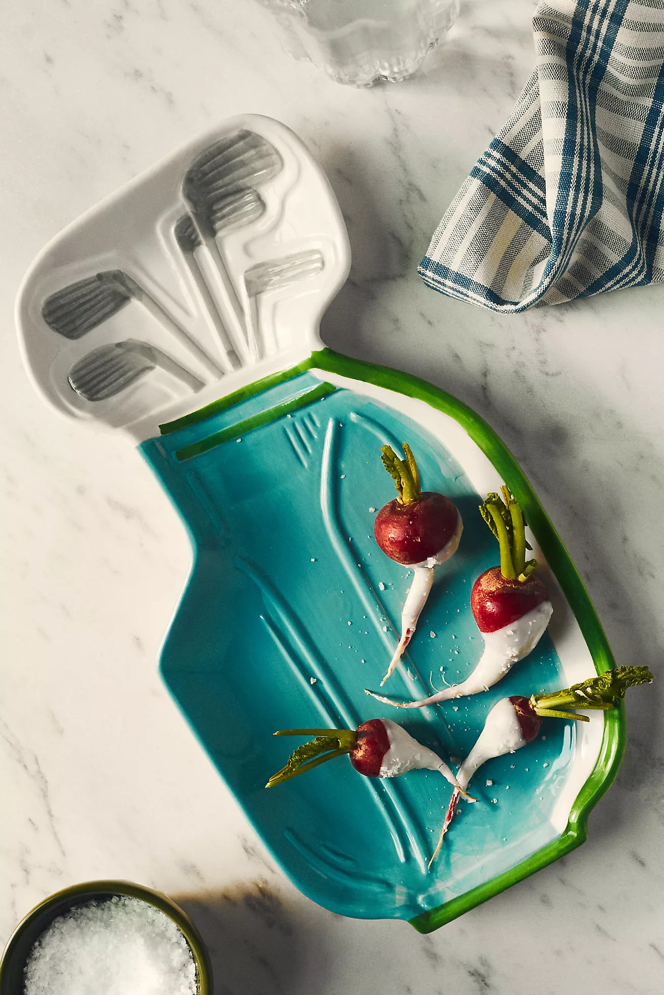Golf Bag Porcelain Serving Platter | Anthropologie (US)
