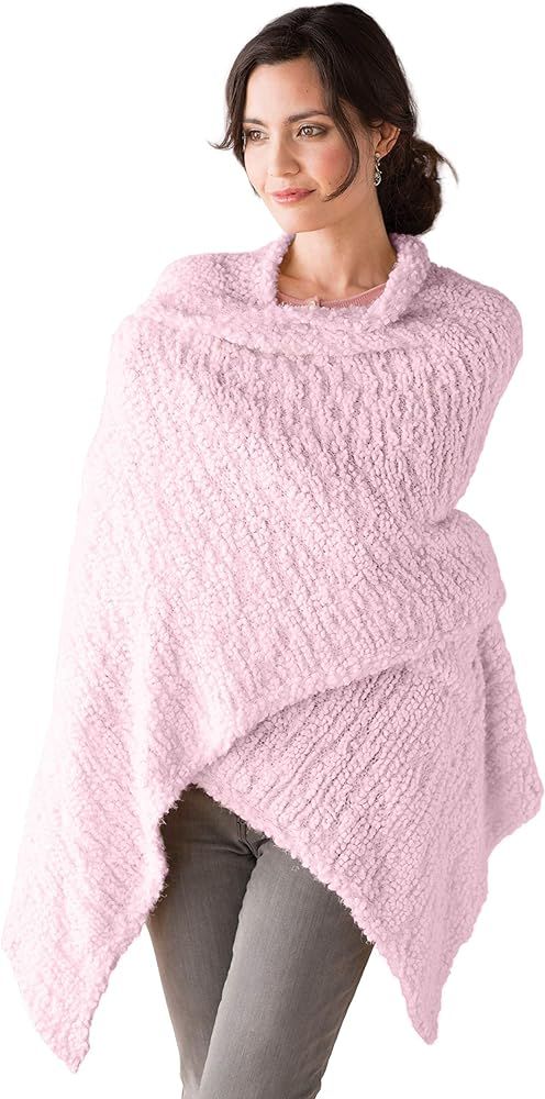 DEMDACO Giving Shawl Women's One Size Soft Knit Nylon Wrap in Gift Box | Amazon (US)