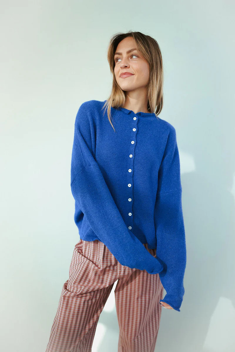 Piper Cardigan in Cobalt | Henly