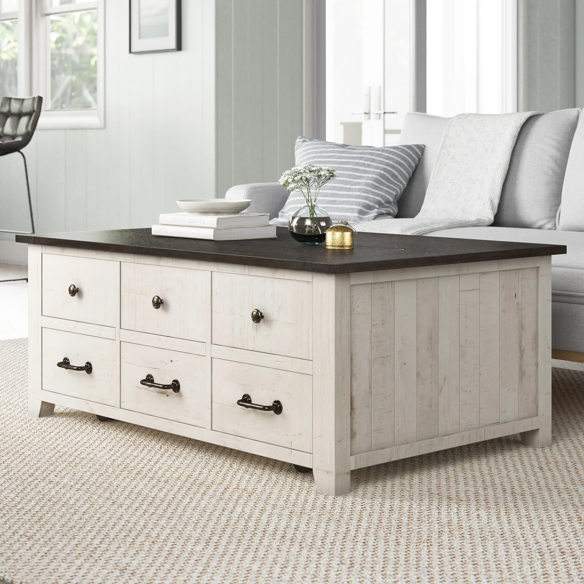 Karley Solid Wood Single Coffee Table | Wayfair North America