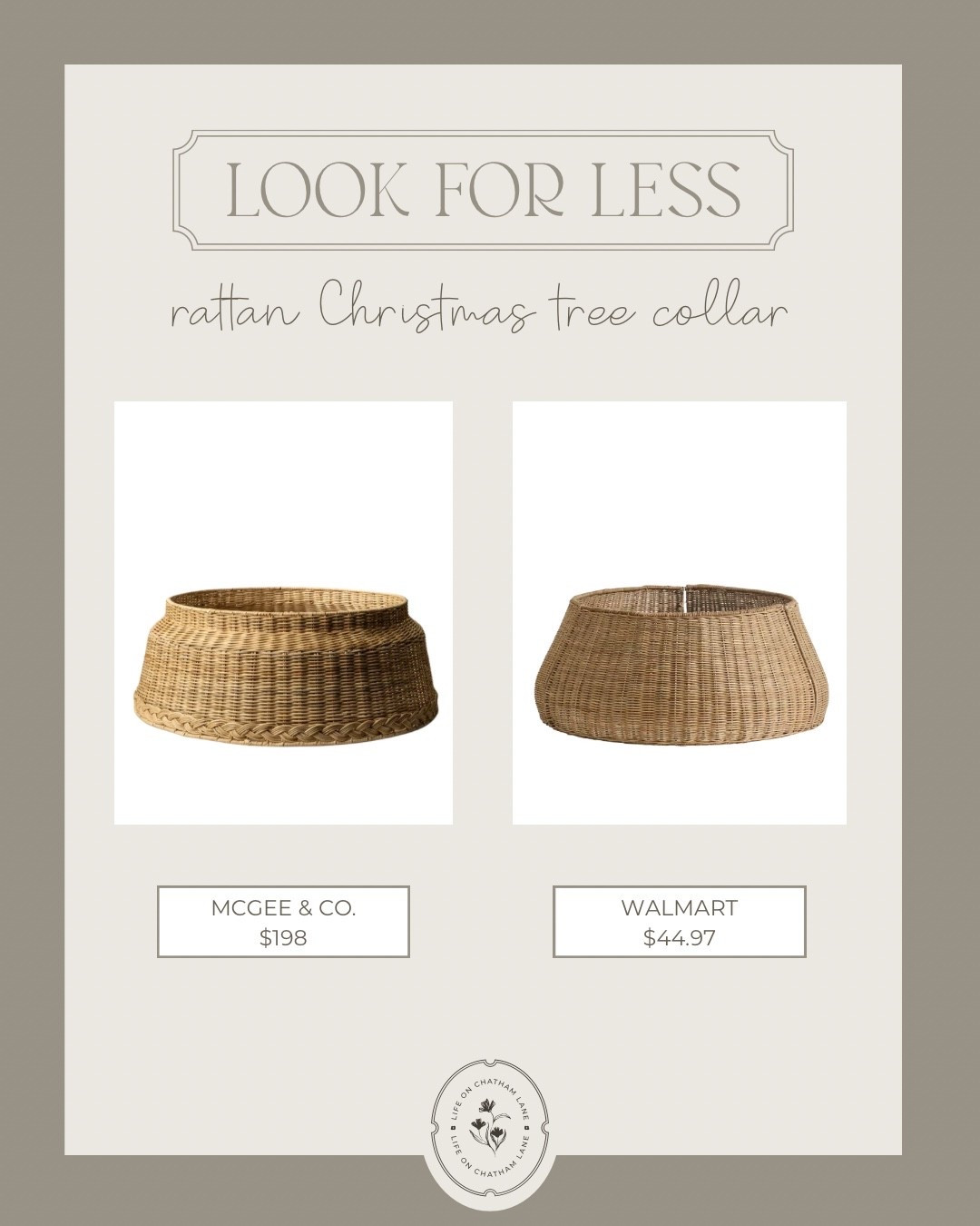 This beautiful My Texas House rattan Christmas tree collar from @Walmart looks so similar to the more expensive McGee & Co. version for a fraction of the price!  This has already gone out of stock once so grab one now while they are back in stock!

#LTKHome #LTKSeasonal #LTKSaleAlert
