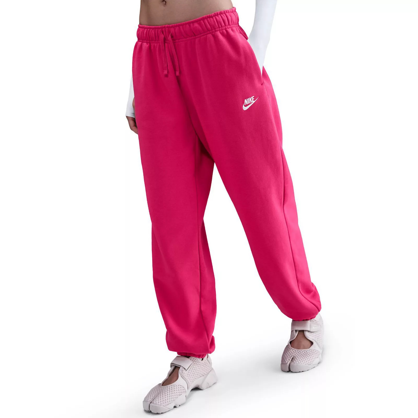 Women's Nike Sportswear Oversized Club Fleece Sweatpants, Size: XS, Rush Pink | Kohl's