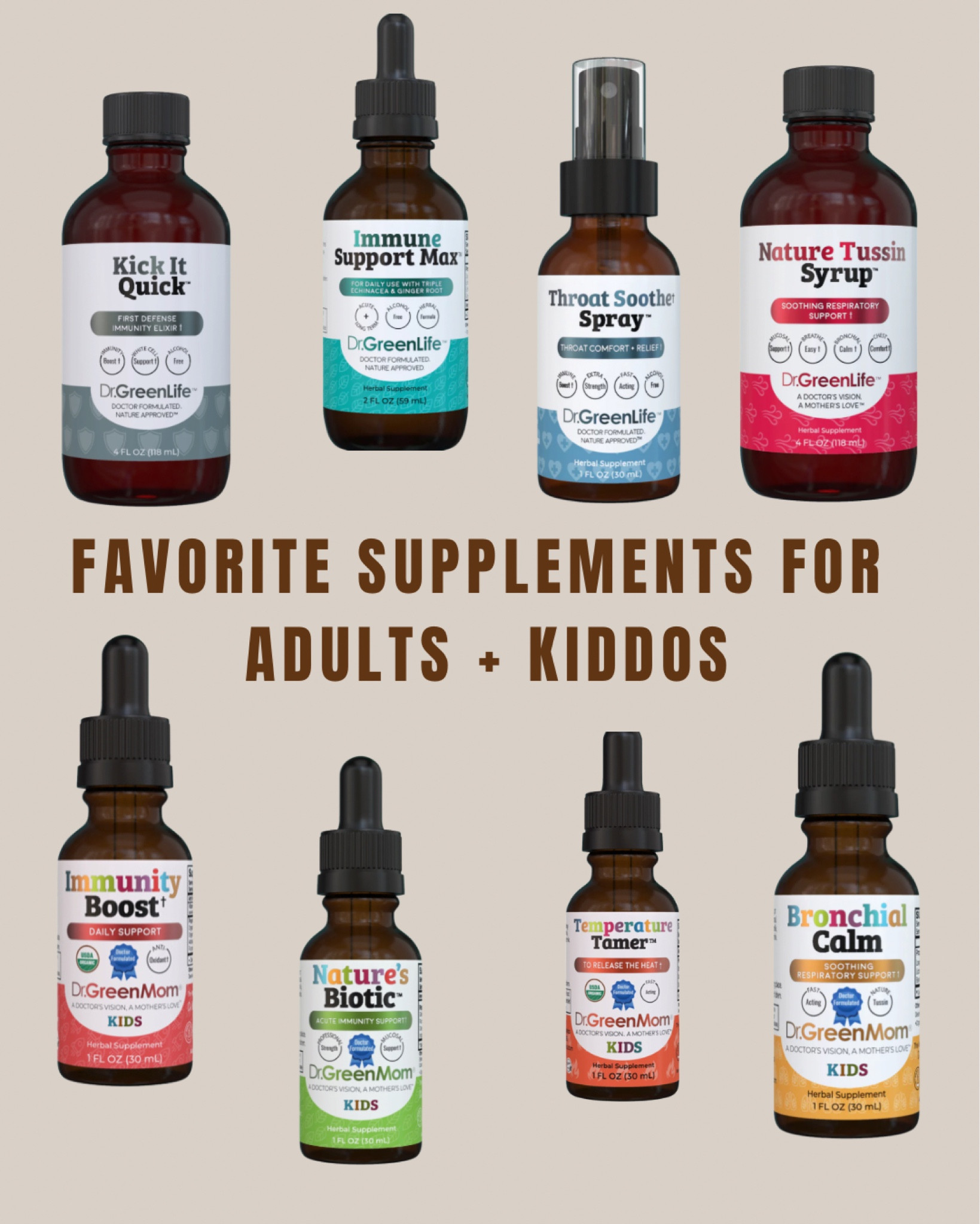 Surviving this winter season thanks to Dr.Green Life products. For adults, highly suggest the Immune Support Max, for littles the Immunity boost is our fave. STAY HEALTHY FRIENDS! 
Use code: TANYA_YOURSTRUL for 10% off

#LTKMostLoved #LTKFitness #LTKSpring