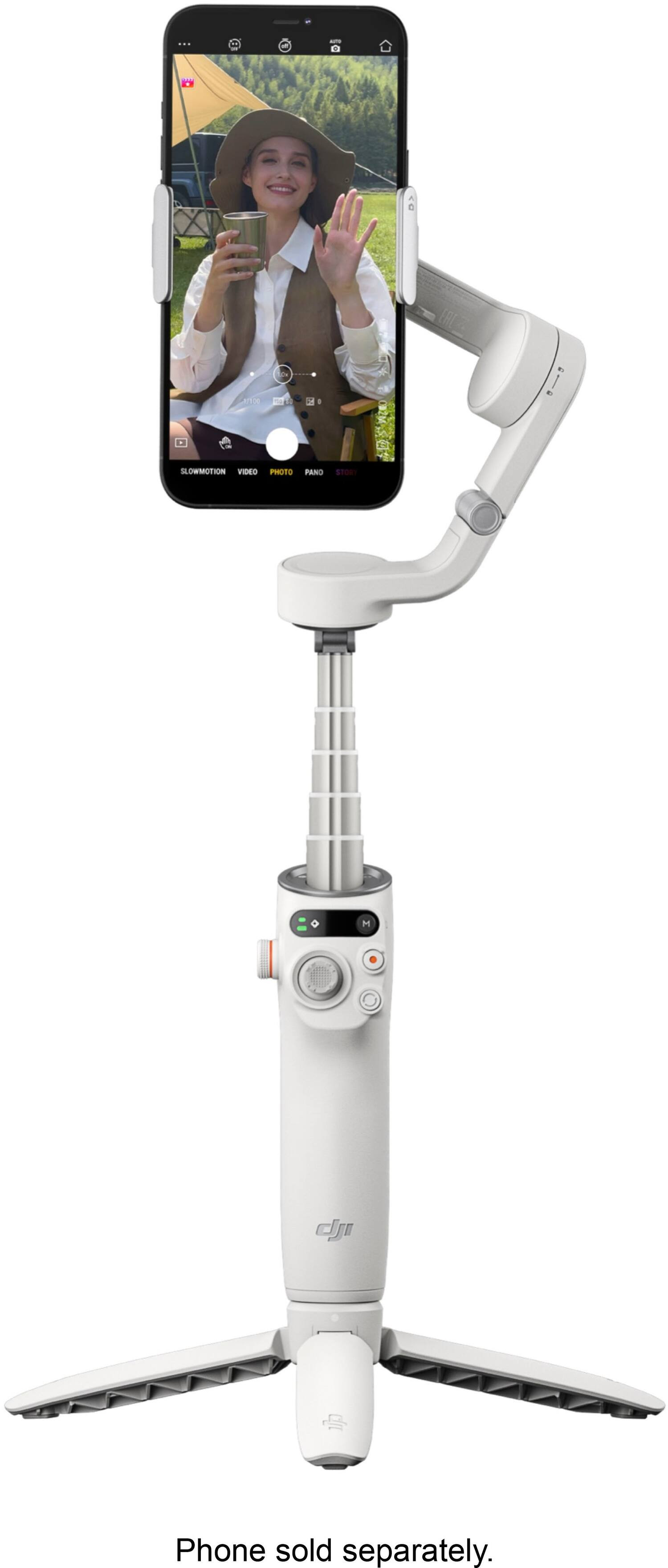 DJI Osmo Mobile 6 3-Axis Gimbal Stabilizer for Smartphones Platinum Gray CP.OS.00000284.01 - Best... | Best Buy U.S.