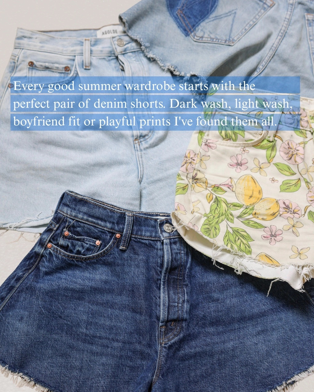 A well-curated summer wardrobe starts with great denim. Sharing my favorite shorts of the season☀️
all size 25 for reference.

#LTKSeasonal #LTKootd #LTKU