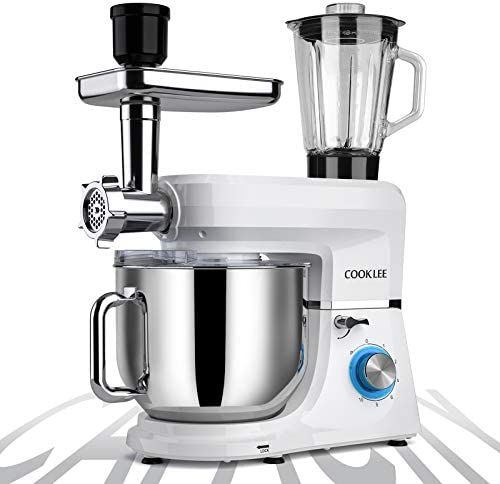 COOKLEE 6-IN-1 Stand Mixer, 8.5 Qt. Multifunctional Electric Kitchen Mixer with 9 Accessories for... | Amazon (US)