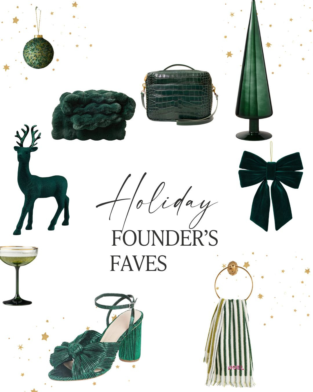 Bring the season home with rich greens, layered textures, and just the right touch of shimmer. This holiday edit by Studio 790 founder Ann Lopez channels effortless sophistication from velvet pillows and sculptural candles to glass trees and moody tableware. Each piece adds warmth and depth without feeling overdone. Think “holiday” meets “quiet luxury.” Shop Ann’s favorite décor finds to create your own festive, timeless vibe. 

 #LTKHoliday #LTKSeasonal #LTKHome