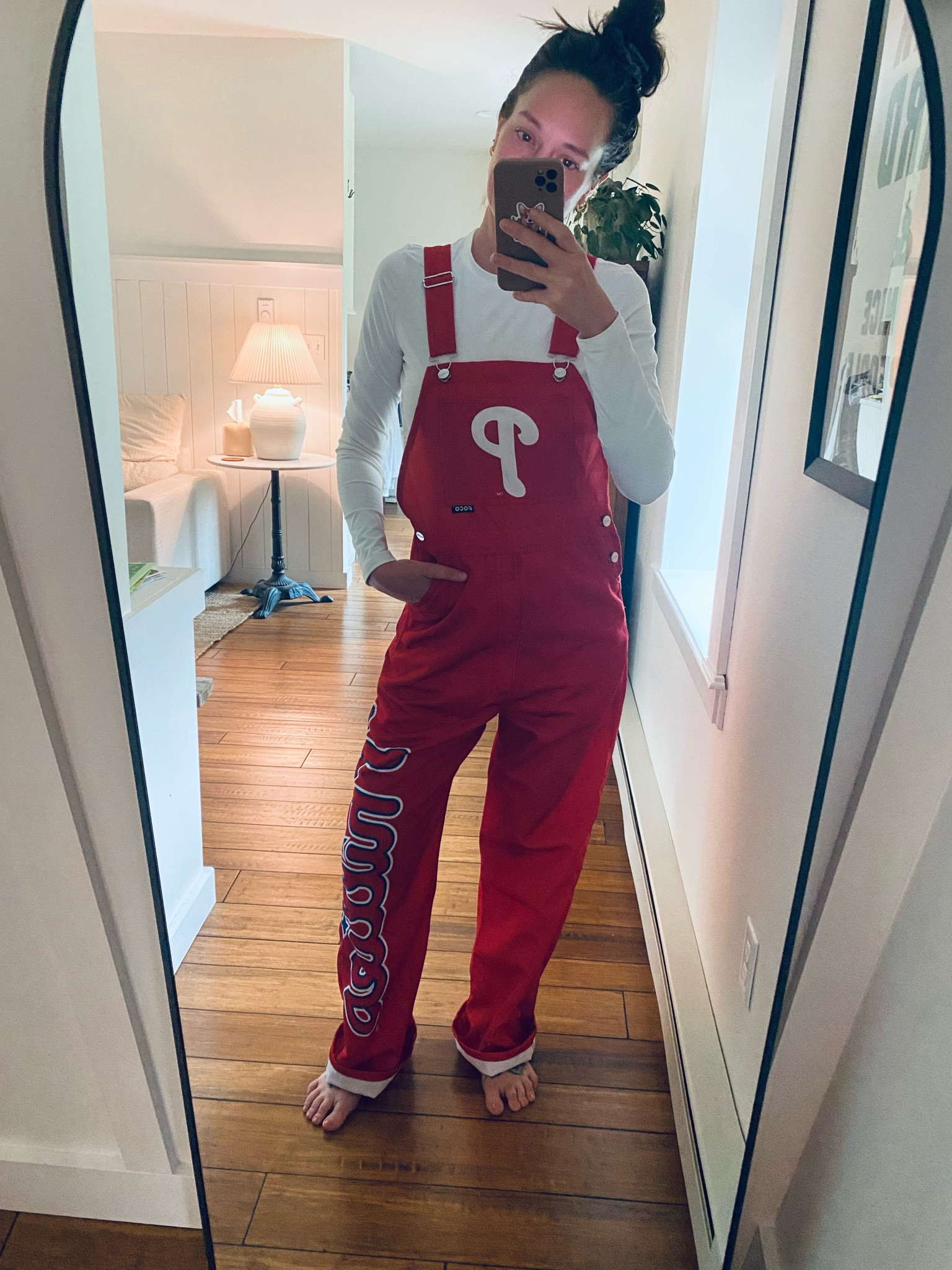⚾️ ❤️ Phillies overalls wearing size small 

#LTKstyletip #LTKfindsunder100 #LTKSeasonal