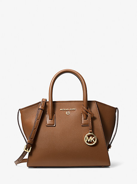 Avril Large Leather Top-Zip Satchel | Michael Kors US