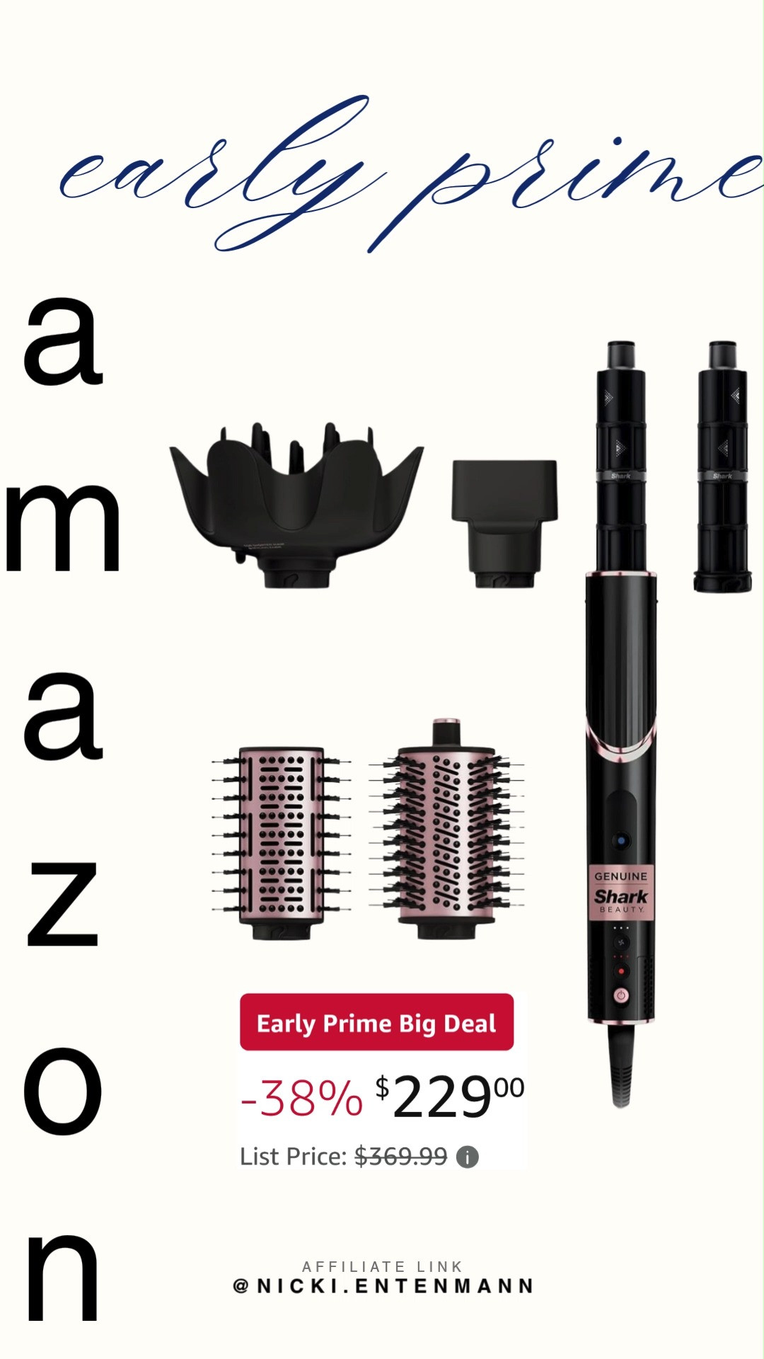 Transform your hair routine with Shark FlexStyle Air Multi Styler and Drying System crafted for effortless styling. Perfect for curls, waves, or sleek looks, it blends speed, shine, and confidence seamlessly. #sharkflexstyle #hairstyler #multistyler #hairtools #beautydevice #modernliving #haircareessentials #stylingtools #amazonfinds #shoppingdeal 💇‍♀️✨🌸 

 #LTKgrwm #LTKSaleAlert #LTKBeauty