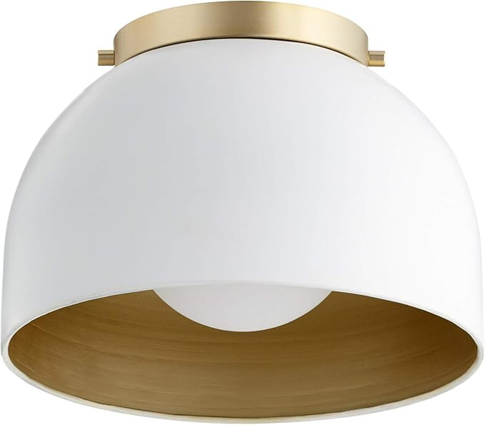 Quorum International 11" Dome 1-LT Ceiling Mount - Studio White - 3004-11-8 | Amazon (US)