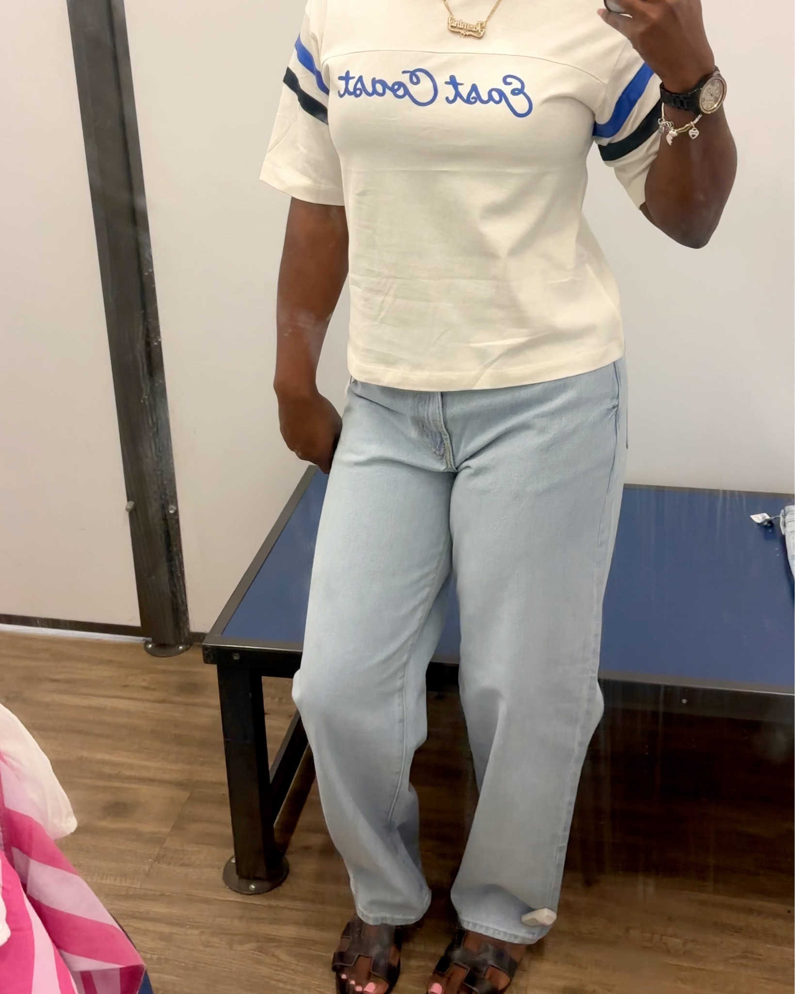 Found the cutest items at Old Navy and they have a sale going on right now until 3/8! You can even use your super cash! Tops are xs and bottoms are a size 6 

#LTKootd #LTKSpringSale #LTKgrwm