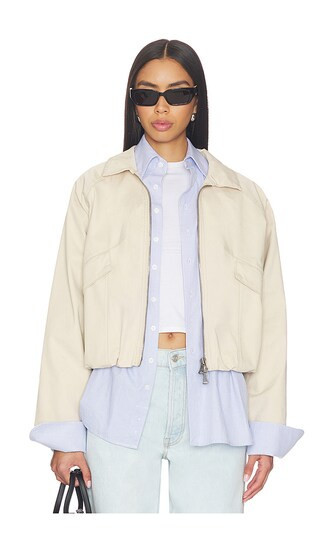 Joe's Jeans The Zip Bubble Jacket in Grey. - size XS | Revolve Clothing (Global)