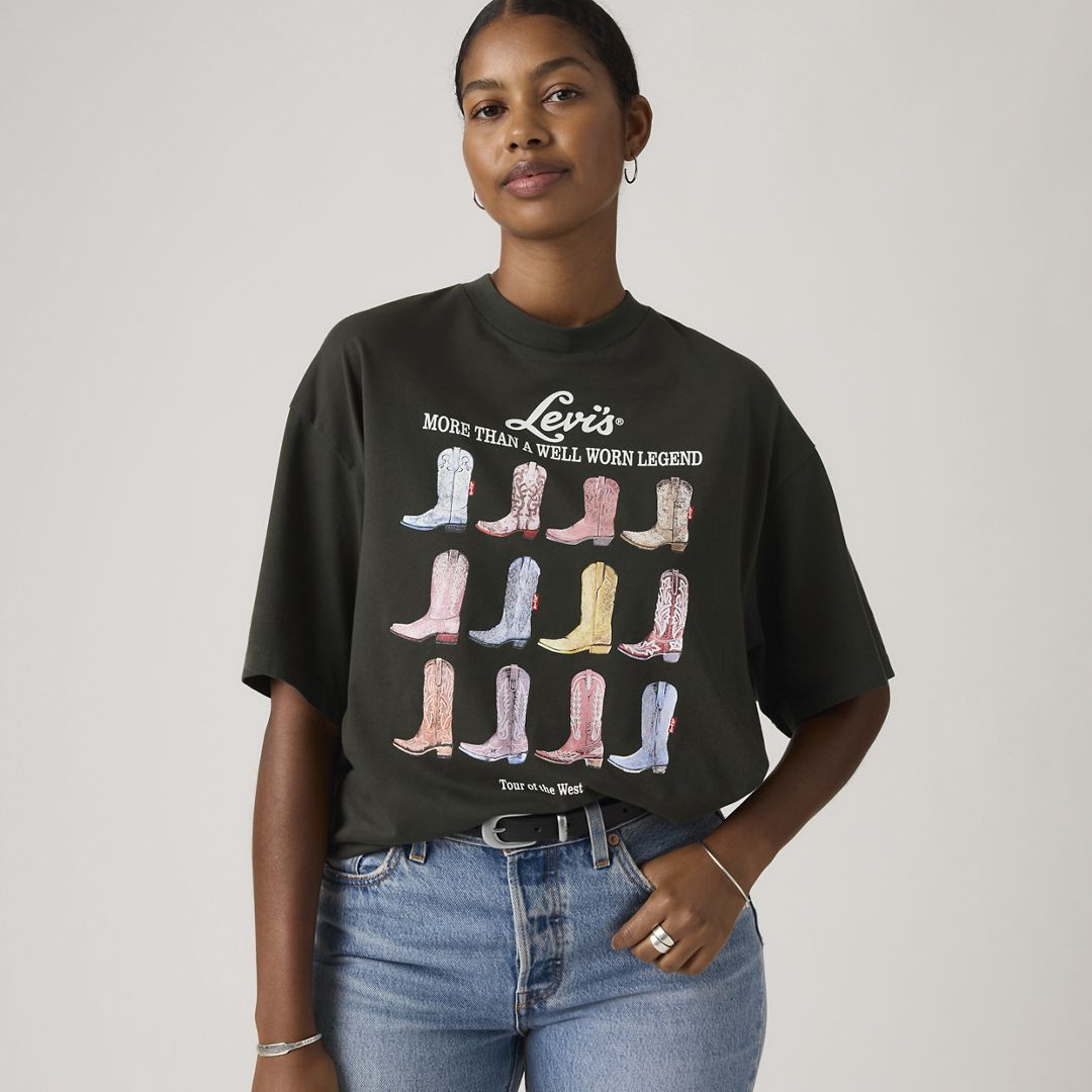 Levi's Graphic Short Stack Tee T-Shirt - Women's M | Levi's US