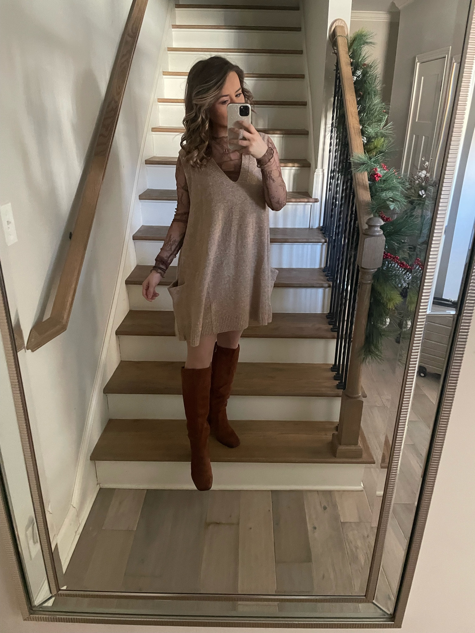 A little neutral holiday ootd ✨🤎🤍

#LTKStyleTip #LTKHoliday #LTKSeasonal