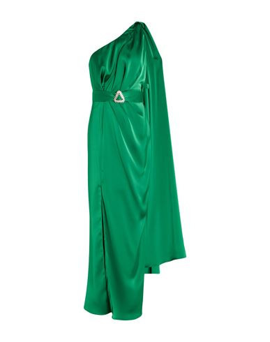 Hanita H Couture Woman Maxi dress Green Size S Polyester | YOOX (US)