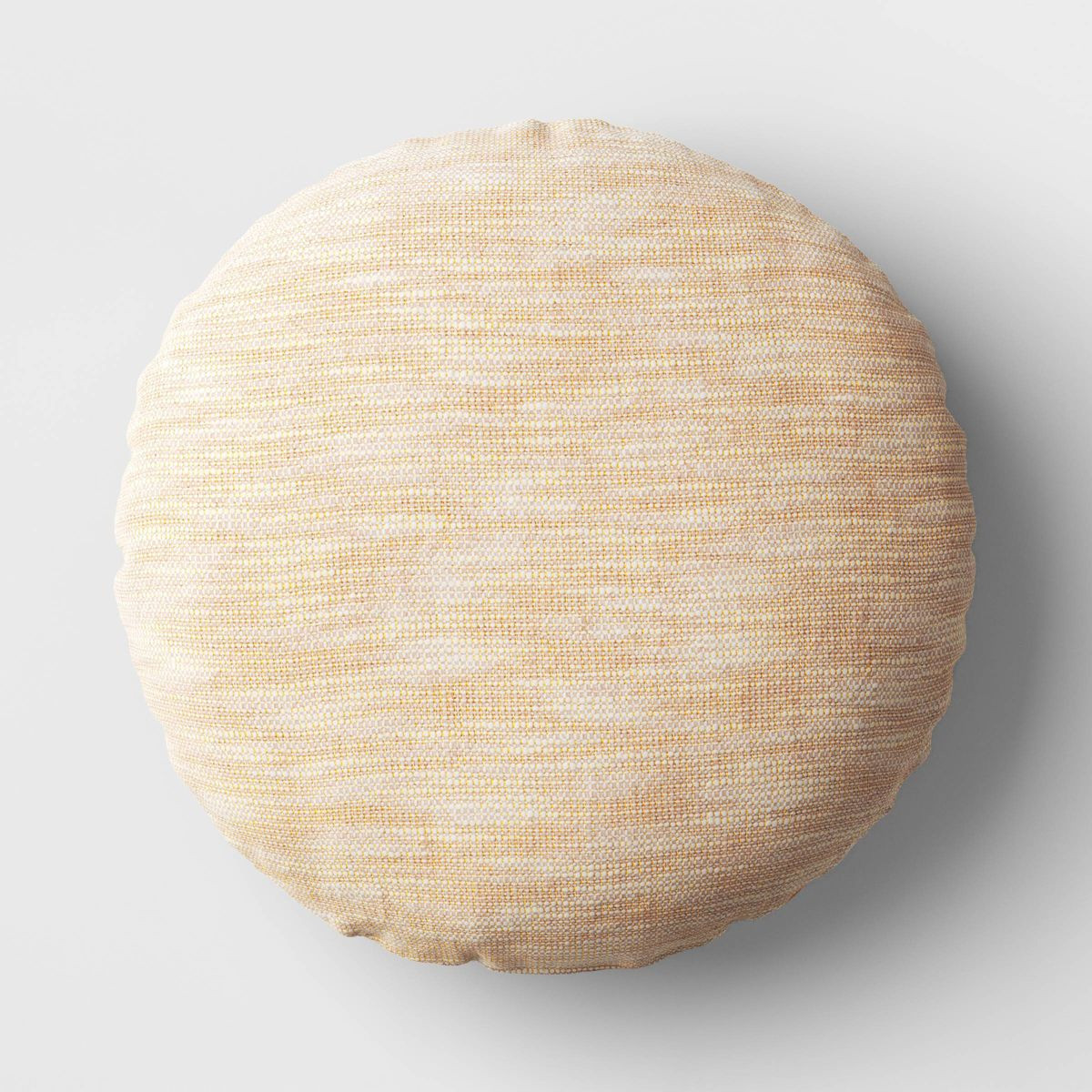 Woven Cotton Slub with Gold Lurex Round Throw Pillow - Threshold™ | Target
