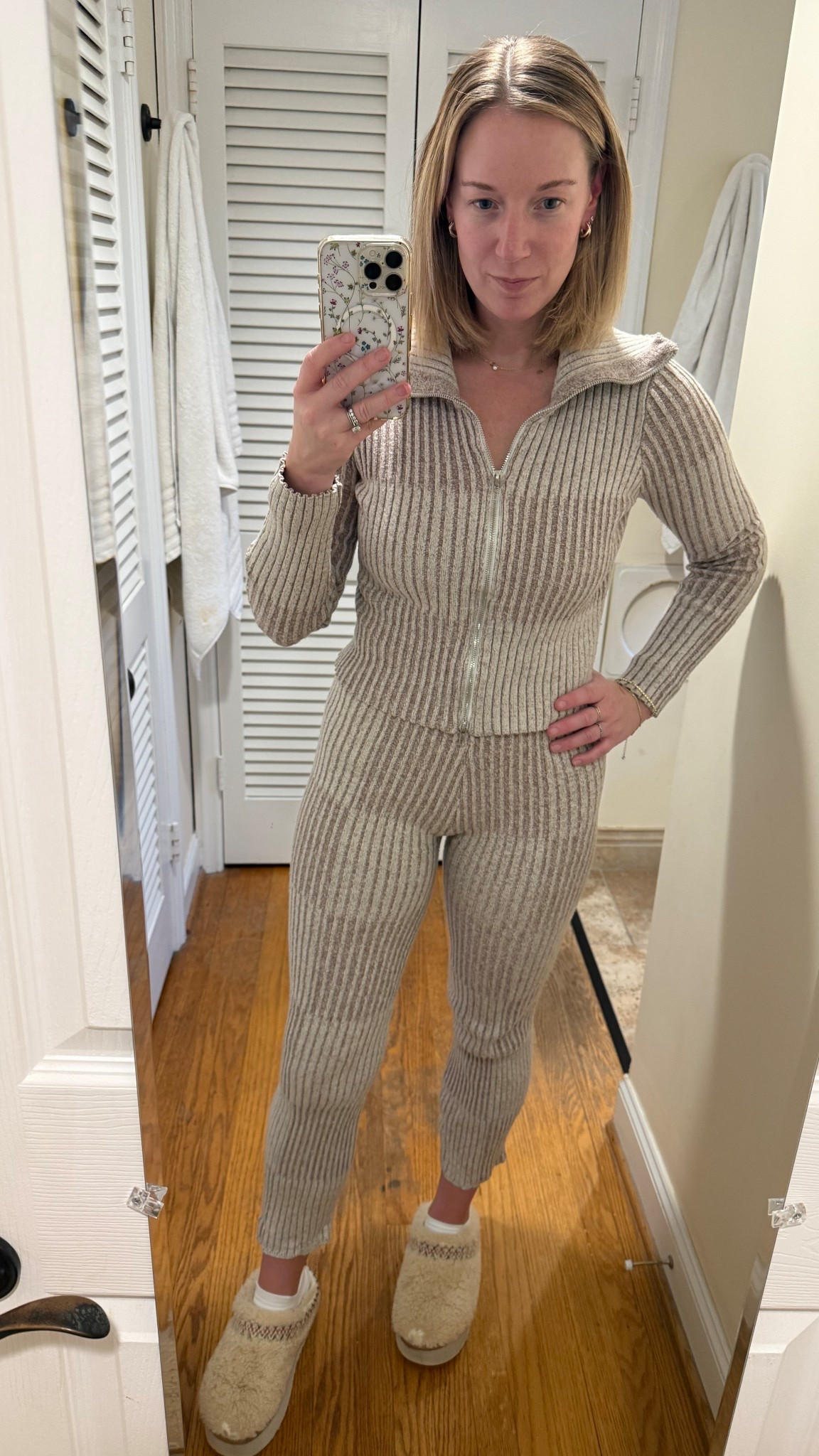 Cozy sweater set and it’s 85% off! I rented this from Nuuly and plan on buying. You can buy it gently used without a subscription! I’ve bought so many of my clothes gently used and they always come in amazing condition! Runs small. I’m in a medium in top and bottom but usually wear a small.

#LTKFindsUnder50 #LTKSaleAlert