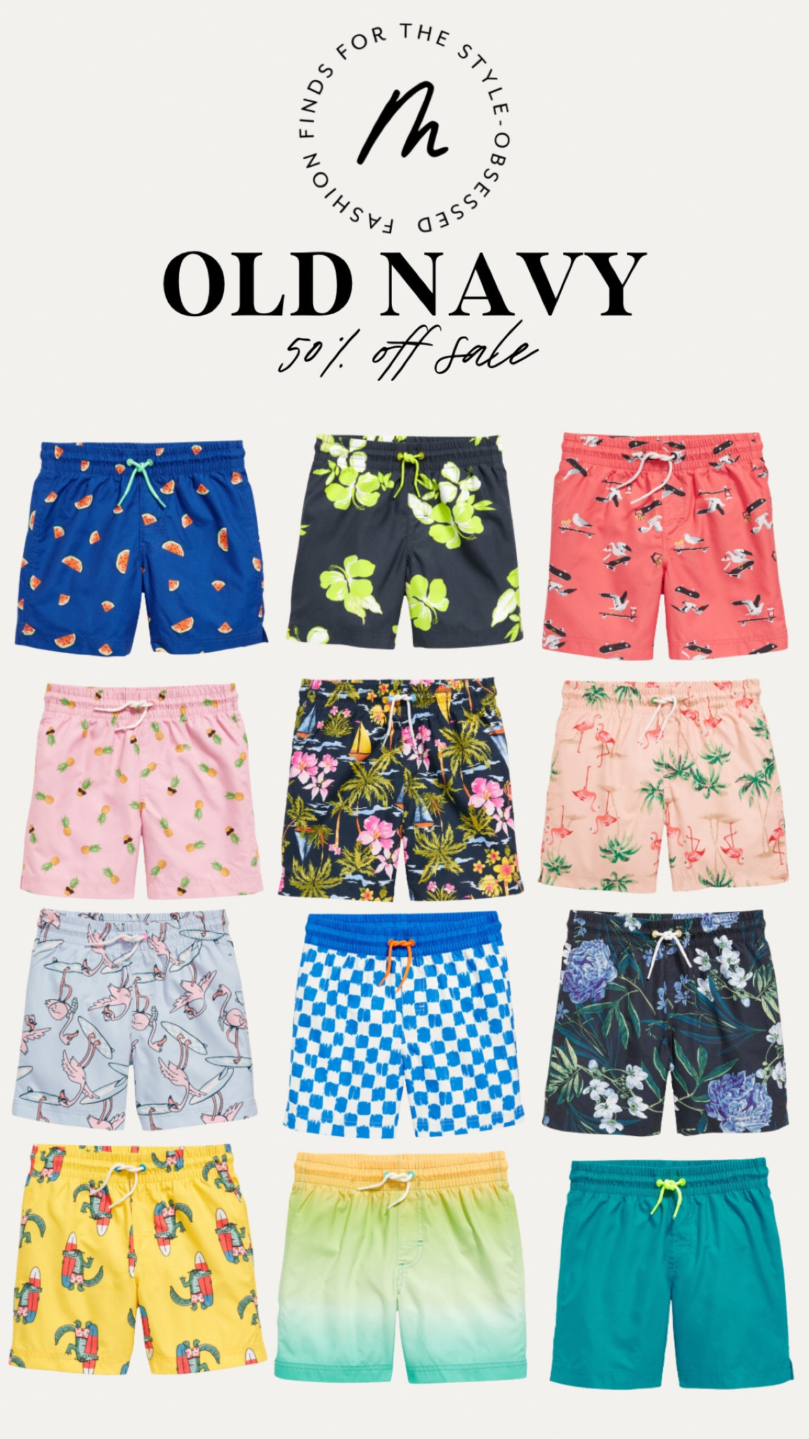 50% off Old Navy Swim TODAY ONLY

#LTKKids #LTKSaleAlert #LTKSwim