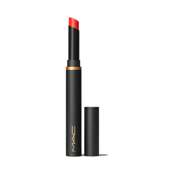 MAC Powder Kiss Velvet Blur Slim Stick Lipstick - Devoted To Danger - 0.07oz / 2g | MAC Cosmetics (US)