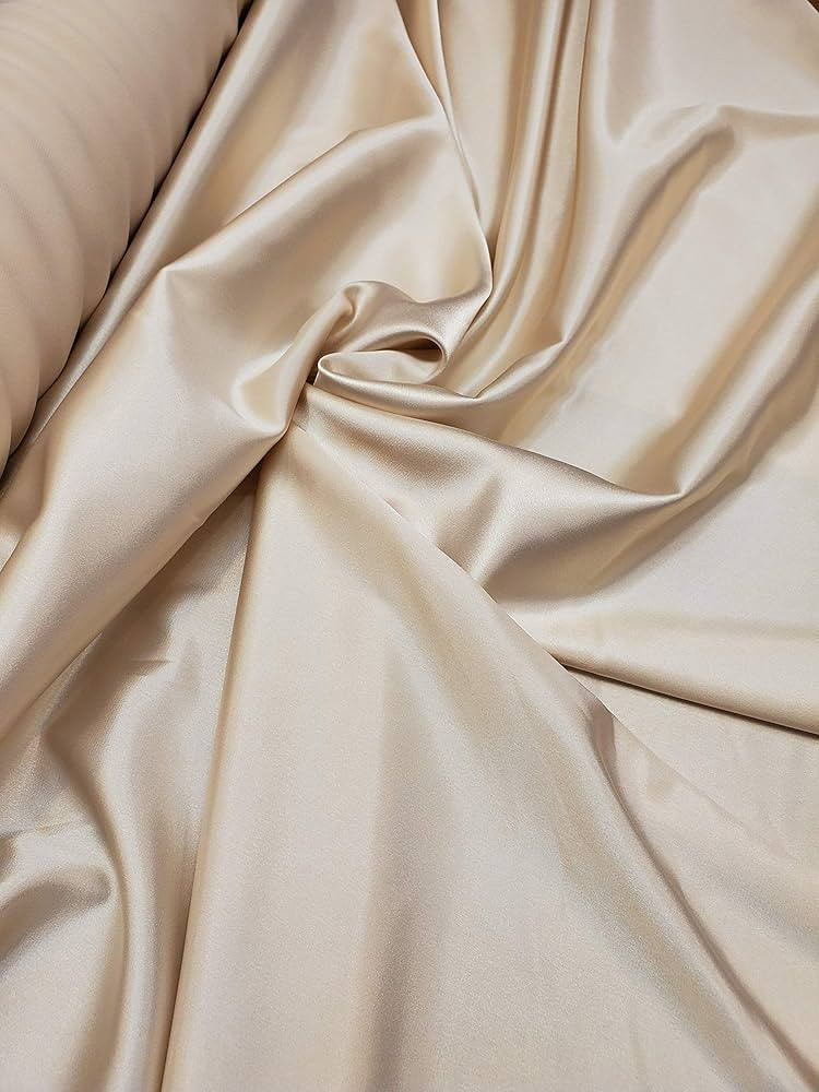 Levi Textiles INC. Stretch Imitation Silk Satin Charmeuse - 2 Way Slight Stretch- 58/60" - (#45 -... | Amazon (US)