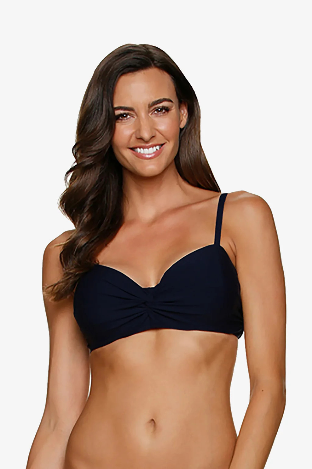 D/Dd Cup Twist Underwire Bra  |  Black | Helen Jon