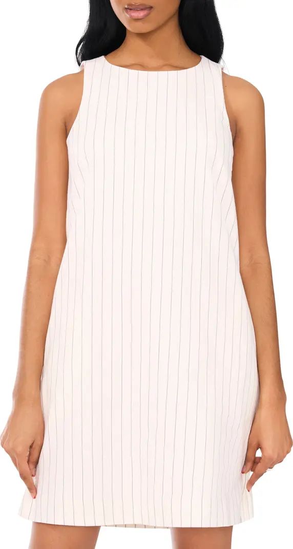Sleeveless Linen Blend A-Line Dress | Nordstrom