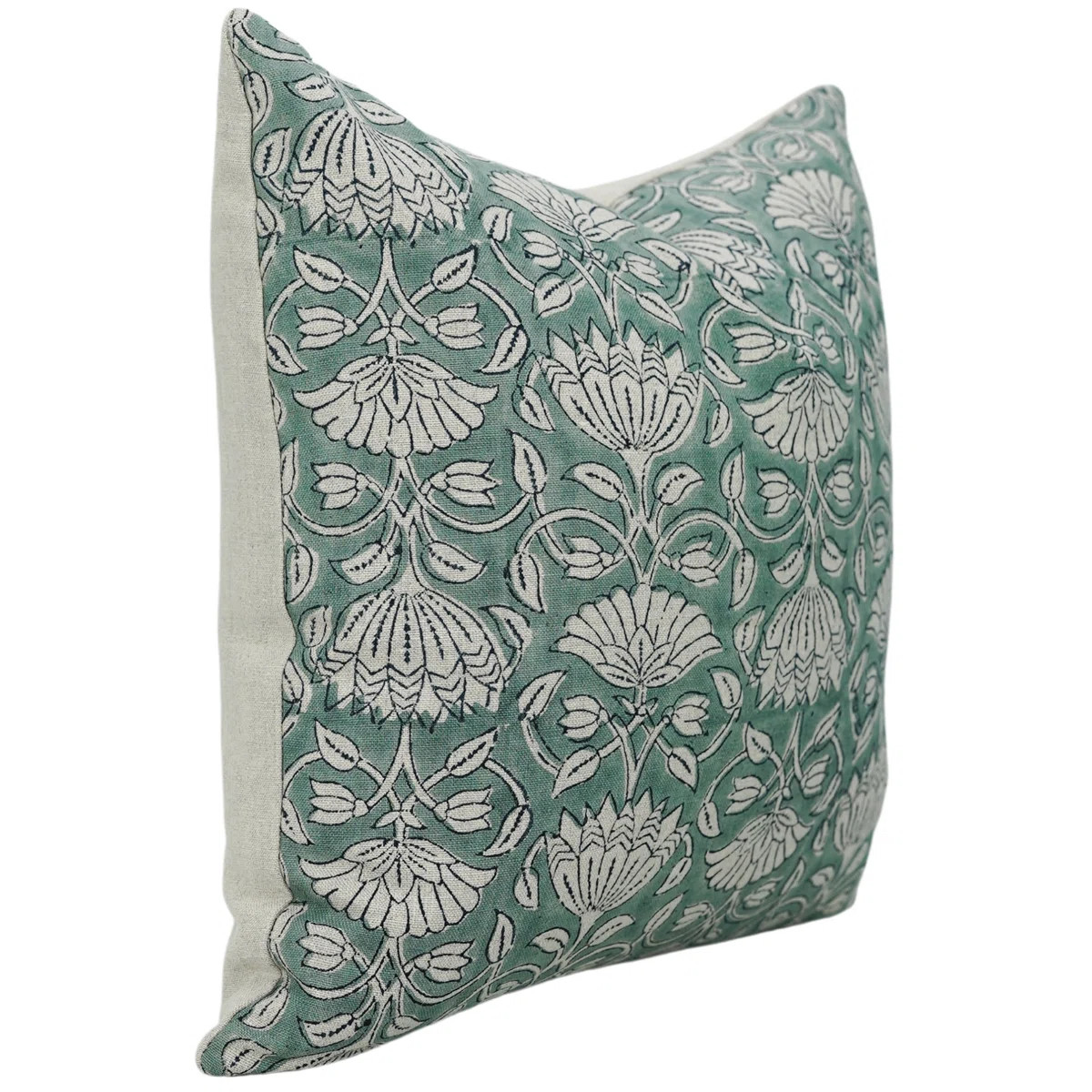 Floral Cotton Indoor/Outdoor Pillow Cover | Wayfair North America