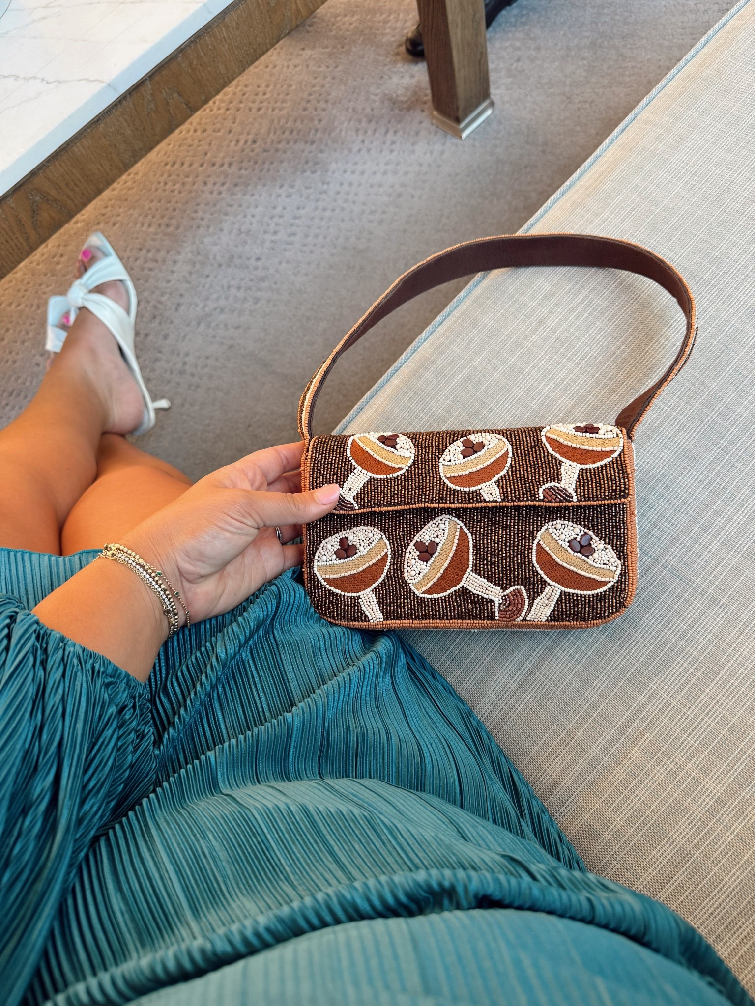 This bag is my favorite accessory for my favorite drink 🍸🫘 use CARALYN15 on your first order of Spanx. Use CARALYNM at Cakes Body. 

#LTKStyleTip #LTKItBag #LTKTravel