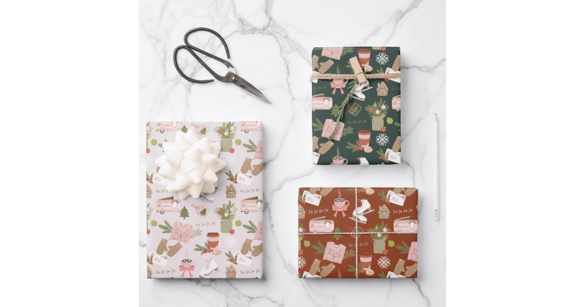 A Few of My Favorite Christmas Things Wrapping Paper Sheets | Zazzle | Zazzle