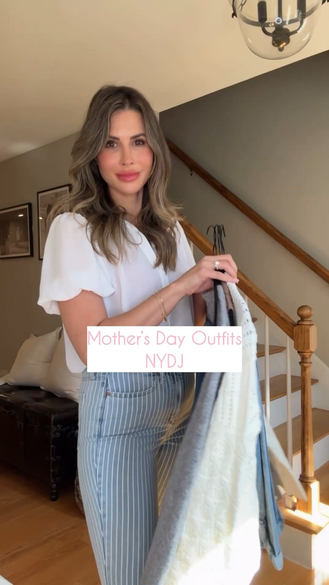 Mother’s Day outfits 
NYDJ
Striped straight leg denim
Straight leg dark denim 
Cuffed light wash denim 
Summer /spring denim
White blouse 
Cashmere sweater 
Denim jacket 
Sleeveless blouse  

#LTKMothersDay #LTKOver40 #LTKootd