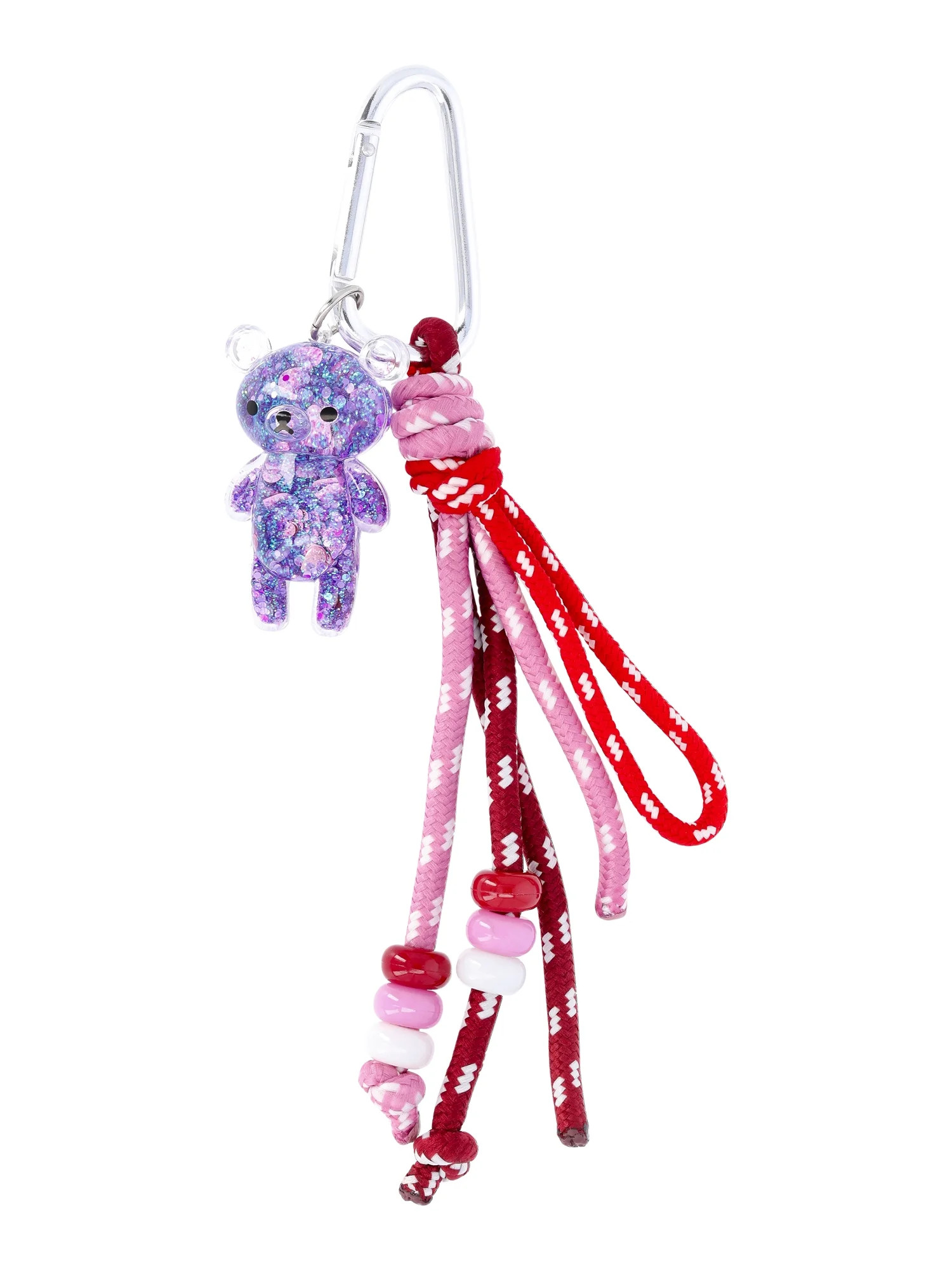 No Boundaries Women's Hands Free Bag Charm, Burgundy Bungee | Walmart (US)